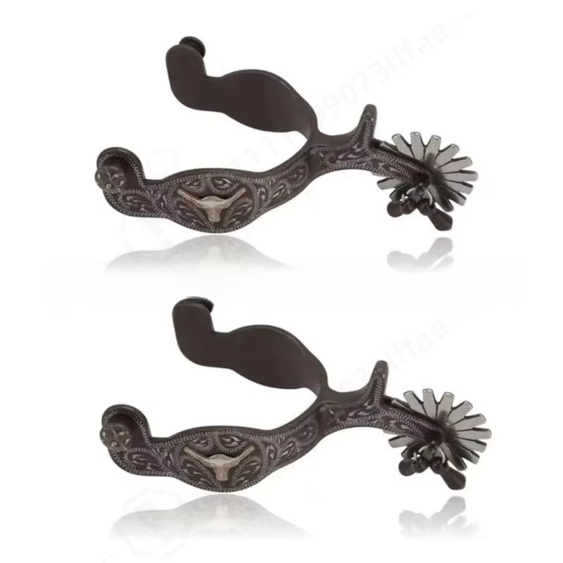 Hand‑Carved Western Horse Spur - Riding Gear 评论和价格