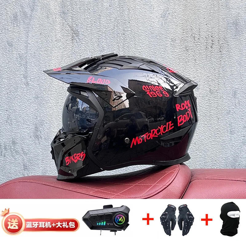 Orz Bluetooth Helmet Off Road  - Full Face Motorcycle Helmet With Bluetooth 评论和价格