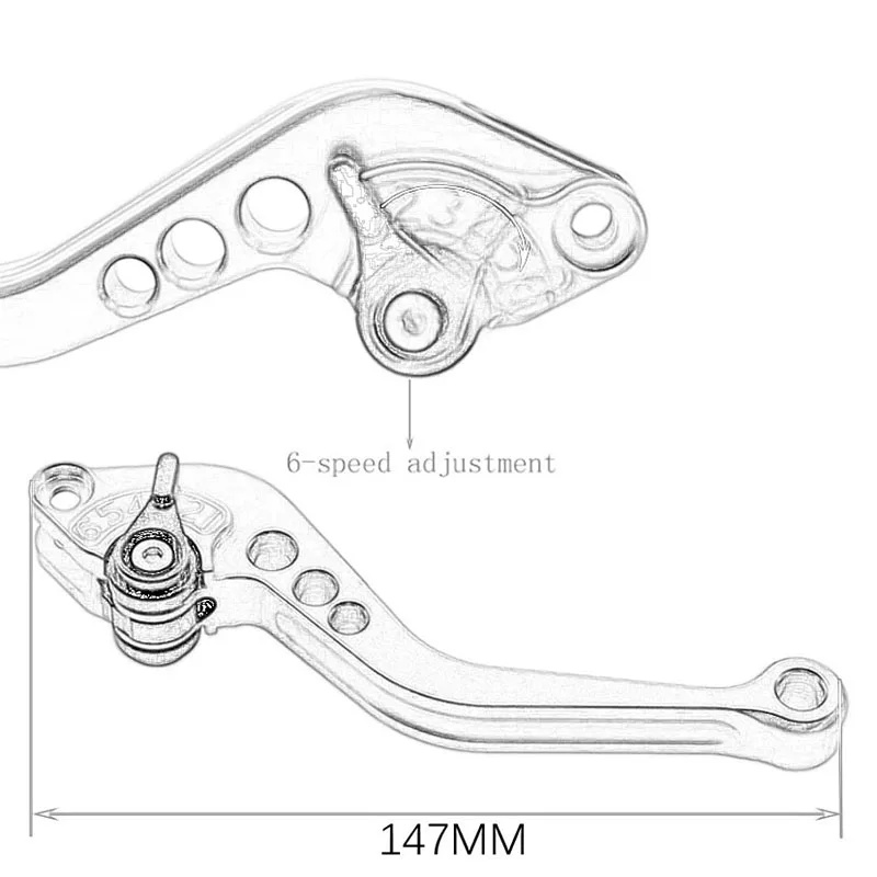 For Bajaj Pulsar 200 NS/200 RS - Cnc Aluminum Adjustable Brake Clutch Levers 评论和价格