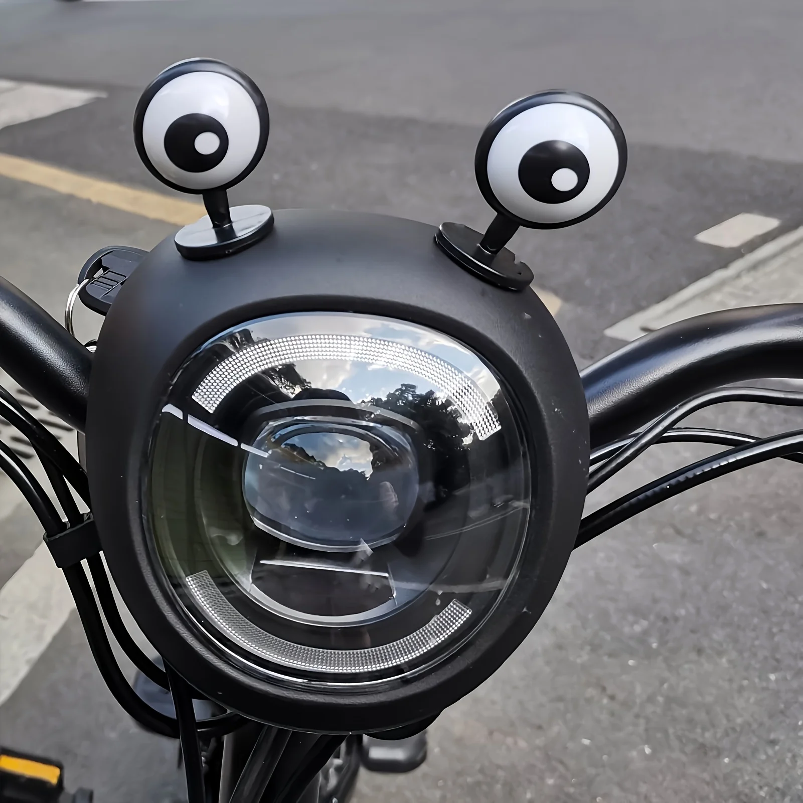 2Pcs Electric Bike Eye Decorat - Motorcycle Helmets 评论和价格